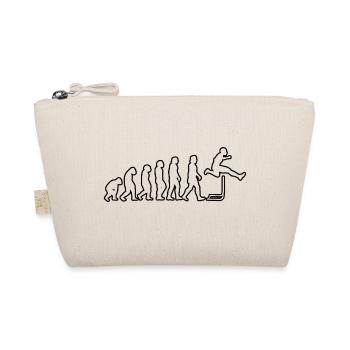 hurdles gift hurdler track and field - Organic Pouch - nature - Front