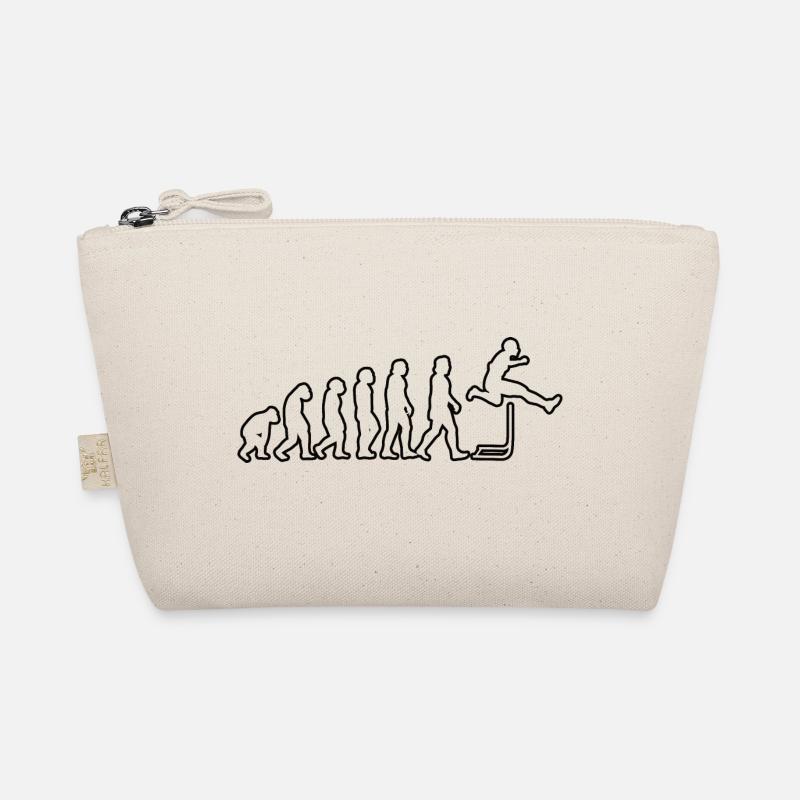 Hürdenlauf Geschenk Hürdenläufer Leichtathletik Bio-Täschchen