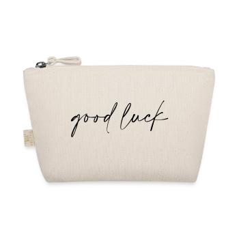 Good Luck Black - Organic Pouch - nature - Front