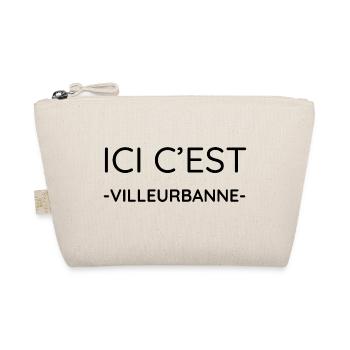 Ici c'est Villeurbanne (noir) - Trousse biologique - nature - Devant