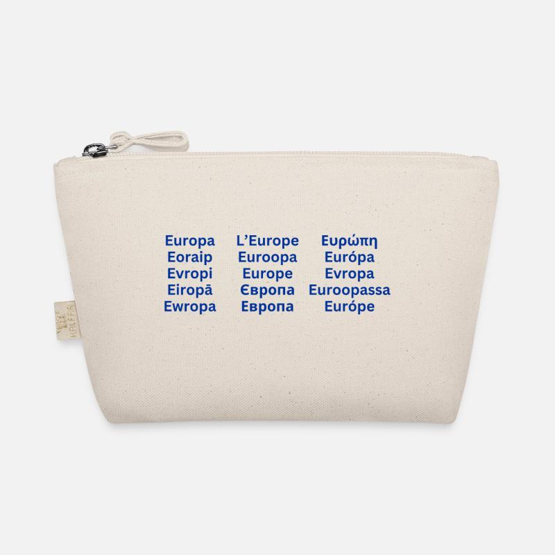 European Unity - languages - Organic Pouch - nature