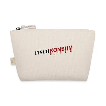 Fischkonsum Logo - Bio-Täschchen - Natur - Vorne