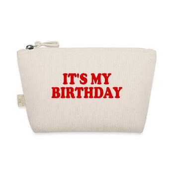 It's my birthday - Organic Pouch - nature - Front
