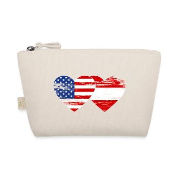 Cœur de drapeau de l’Autriche utilisé - Trousse biologique - nature - Devant
