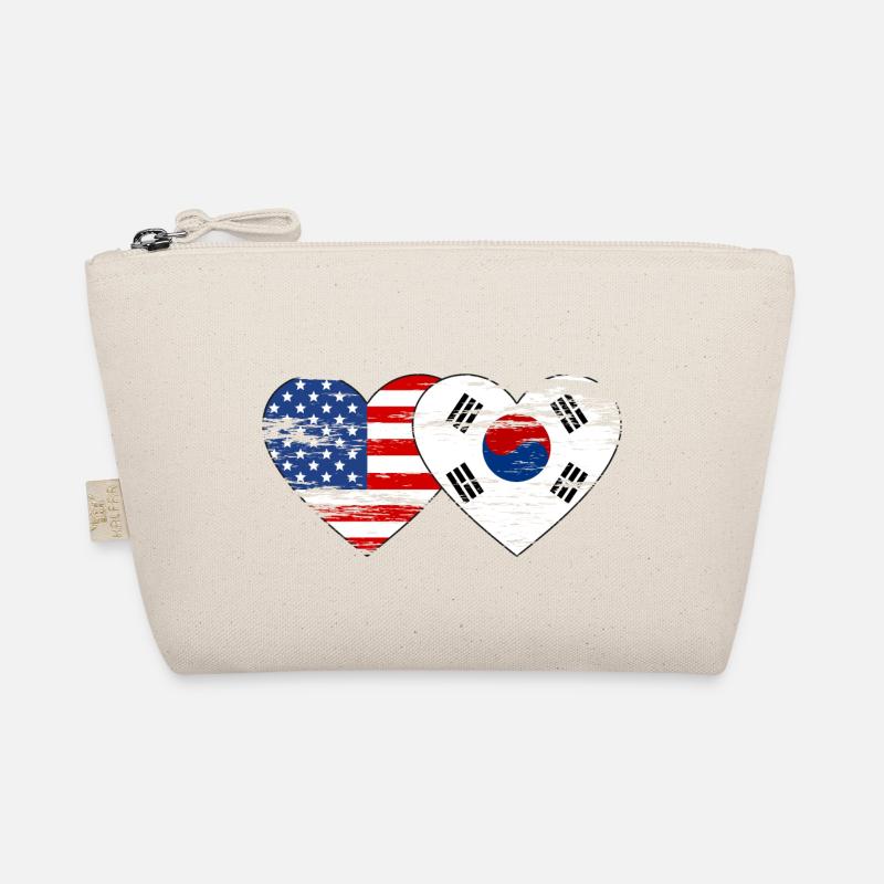 Cœur de drapeau de la Corée du Sud utilisé Trousse biologique