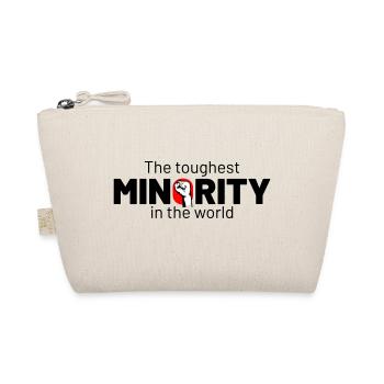 the toughest minority fist - Bio-Täschchen - Natur - Vorne