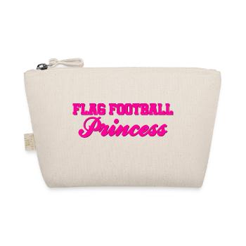 Flag Football Princess Flaggies Mädchen Frauen - Bio-Täschchen - Natur - Vorne