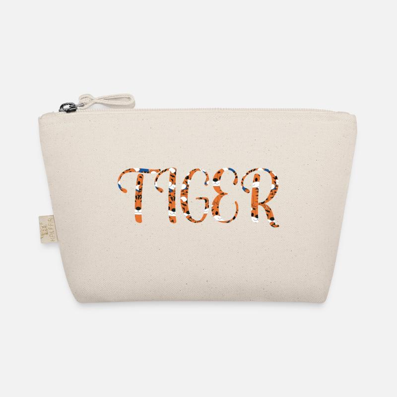 Tiger Schrift Bio-Täschchen
