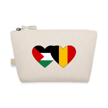 Palestine Belgique Drapeau Coeur - Trousse biologique - nature - Devant