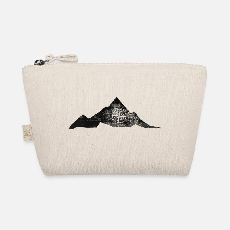 Compass - Mountain - (2) Organic Pouch