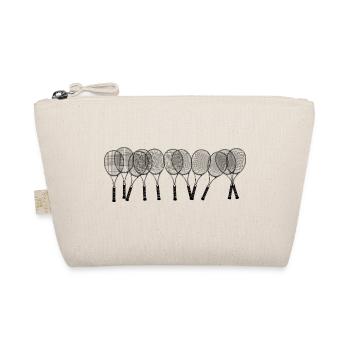 Raquette de tennis-idée cadeau tennis - Trousse biologique - nature - Devant