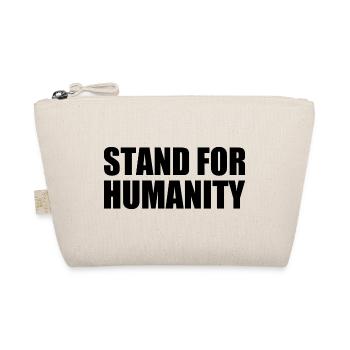 Stand for humanity - Bio-Täschchen - Natur - Vorne