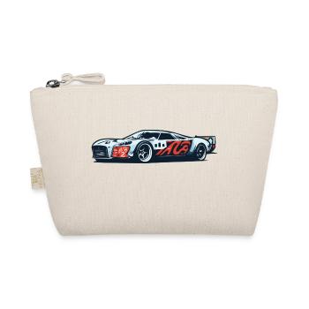 Babyblue Racecar - Bio-Täschchen - Natur - Vorne