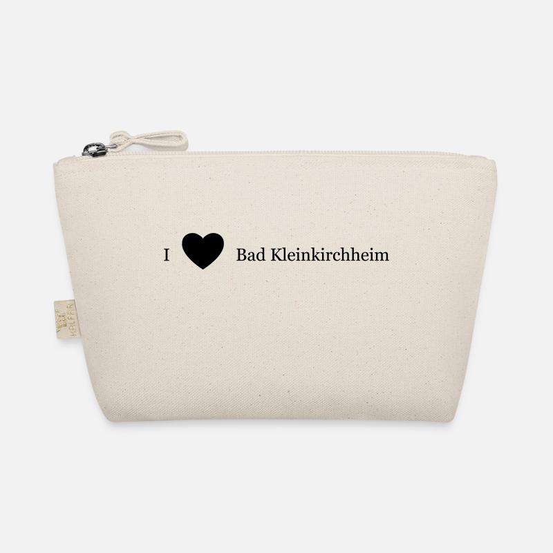 Herz Bad Kleinkirchheim schwarz Bio-Täschchen