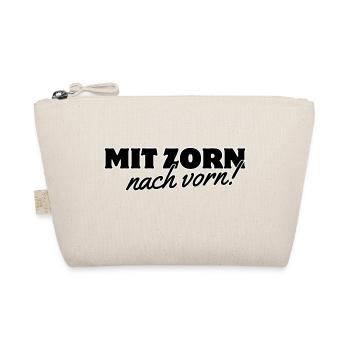 Mit Zorn nach vorn - Bio-Täschchen - Natur - Vorne