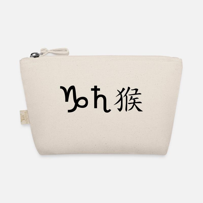 Capricorn Saturn Monkey Organic Pouch