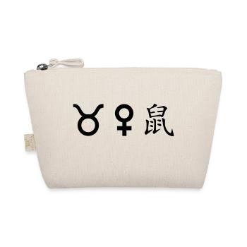 Taurus Venus Rat - Organic Pouch - nature - Front