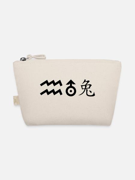 Verseau Uranus Lapin - Trousse biologique - nature - Devant