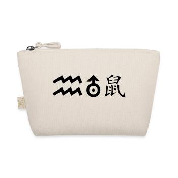 Aquarius Uranus Rat - Organic Pouch - nature - Front