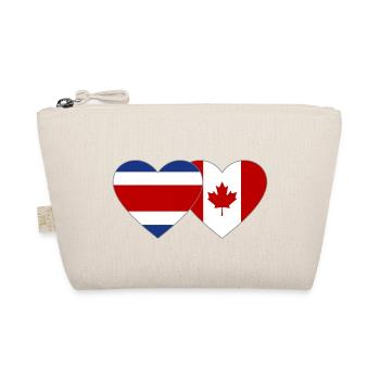 Coeur du drapeau du Costa Rica Canada - Trousse biologique - nature - Devant