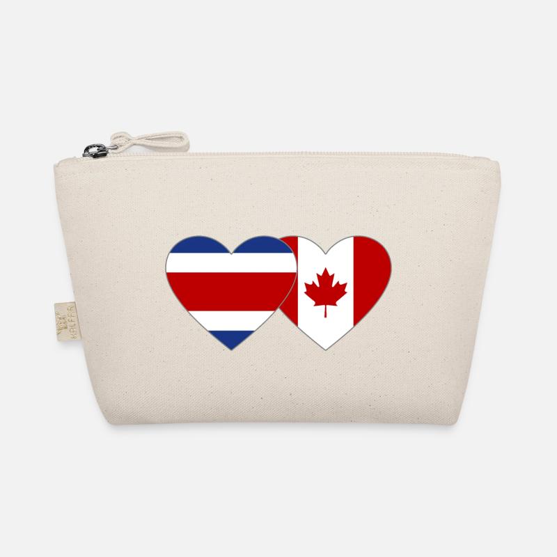 Coeur du drapeau du Costa Rica Canada Trousse biologique