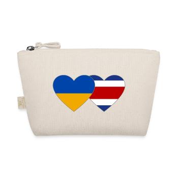 Ukraine Costa Rica Drapeau Coeur - Trousse biologique - nature - Devant