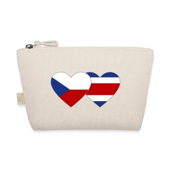 Coeur de drapeau de la République tchèque Costa Rica - Trousse biologique - nature - Devant