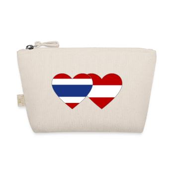 Thaïlande Autriche Drapeau Coeur - Trousse biologique - nature - Devant