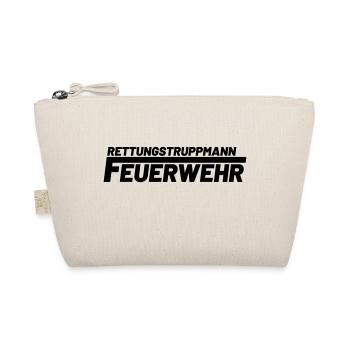 rettungstruppmann freiwillige feuerwehr - Bio-Täschchen - Natur - Vorne