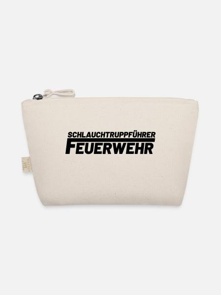 Schlauchtruppführer Freiwillige Feuerwehr - Bio-Täschchen - Natur - Vorne