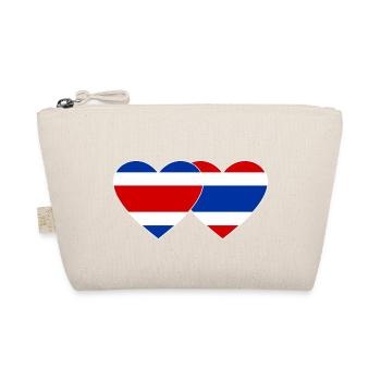 Thaïlande Costa Rica drapeau coeur - Trousse biologique - nature - Devant