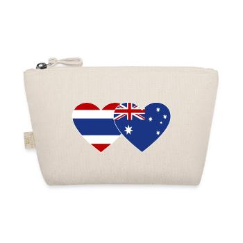 Thaïlande Australie Drapeau Coeur - Trousse biologique - nature - Devant