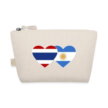Coeur de drapeau Thaïlande Argentine - Trousse biologique - nature - Devant