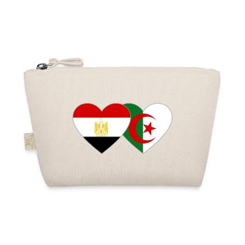 Egypte Algérie Drapeau Coeur - Trousse biologique - nature - Devant