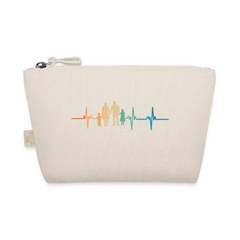 Family Heartbeat - Organic Pouch - nature - Front