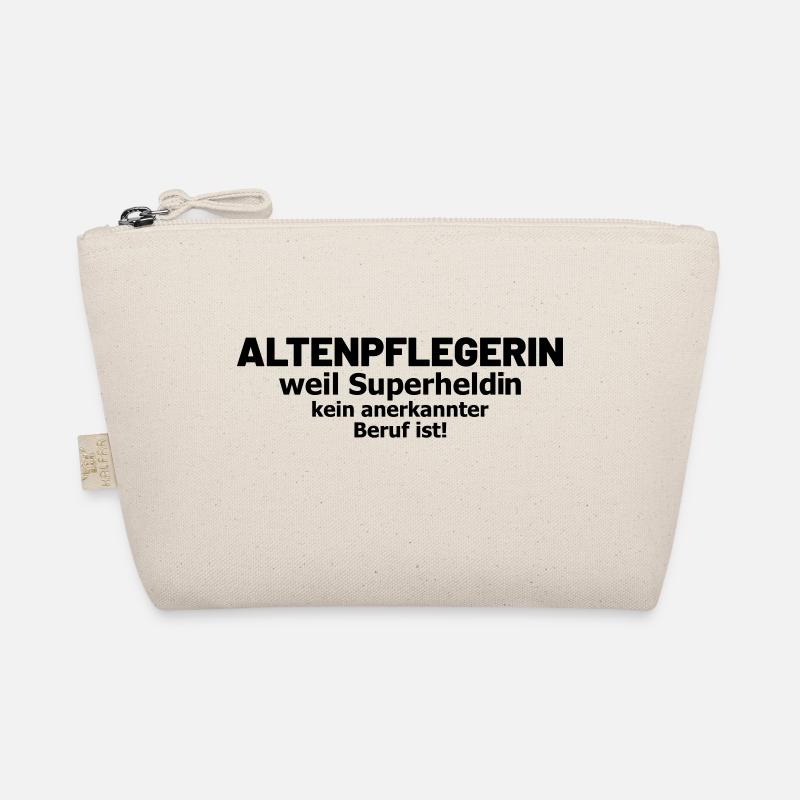 Altenpflegerin Spruch Superheldin Bio-Täschchen