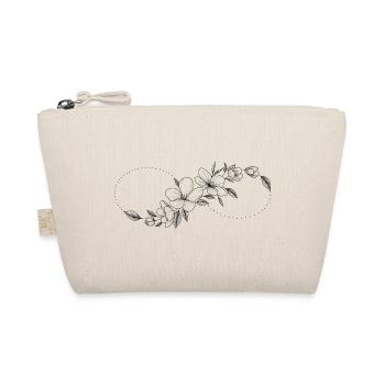 Floral fleur de cerisier et signe de l’infini. - Trousse biologique - nature - Devant