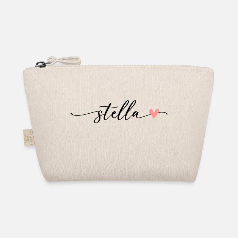 Stella Name Calligraphy Font Organic Pouch