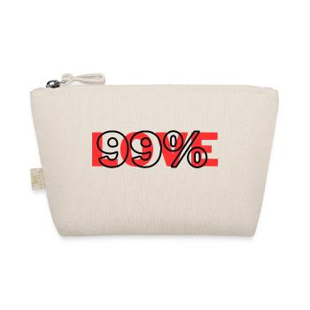 Love99% - Bio-Täschchen - Natur - Vorne