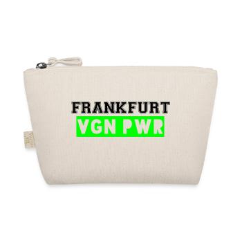 FRANKFURT VEGAN POWER - Bio-Täschchen - Natur - Vorne