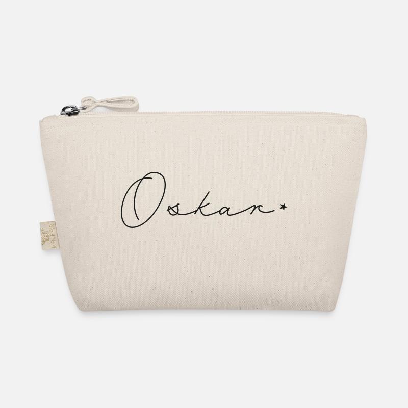 Prénom Oskar - Trousse biologique - nature
