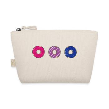 Donut Bisexual LGBT Bi Pride Doughnut Bi Colors - Organic Pouch - nature - Front