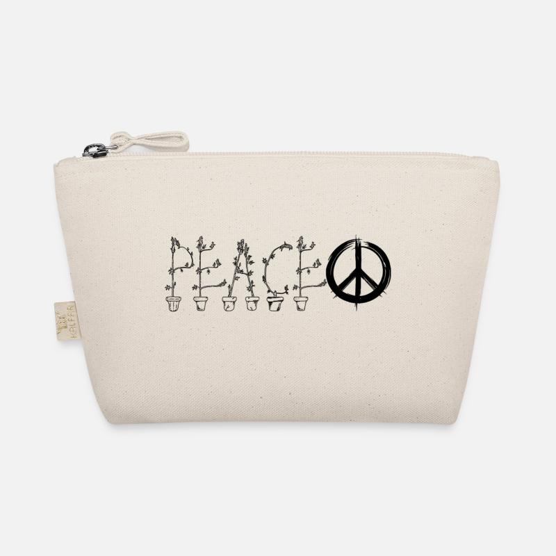 PEACE - Bio-Täschchen - Natur