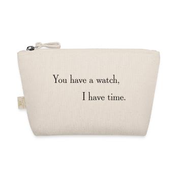 A clock but no time - Organic Pouch - nature - Front