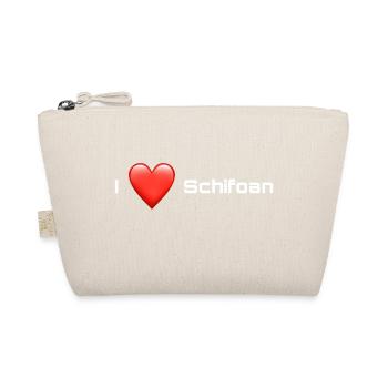 I love Schifoan - Bio-Täschchen - Natur - Vorne