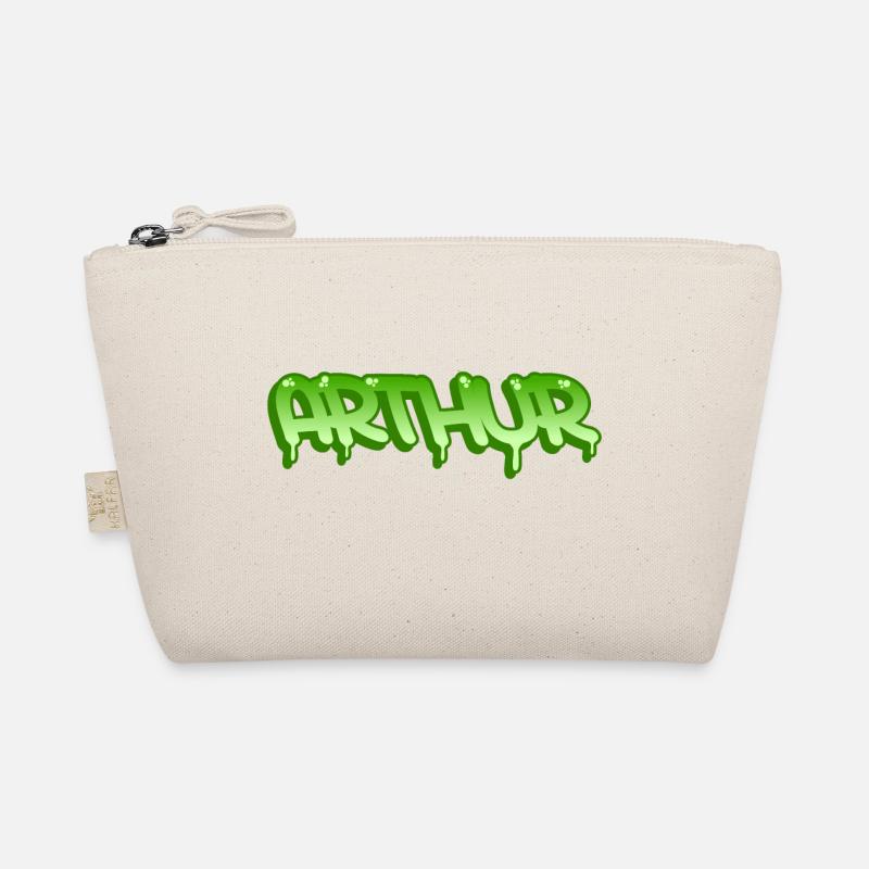 Graffiti Name Arthur - Organic Pouch - nature