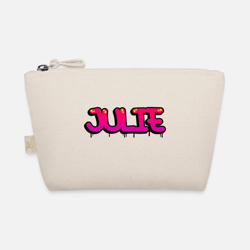 Graffiti-Name Julie Bio-Täschchen