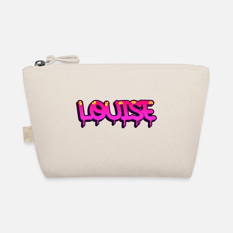 Graffiti Vorname Louise - Bio-Täschchen - Natur