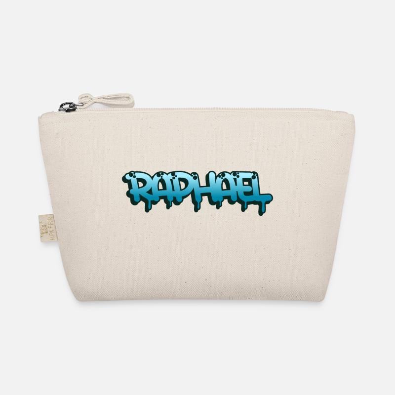 Graffiti name Raphael - Organic Pouch - nature