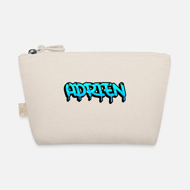 Graffiti Vorname Adrien - Bio-Täschchen - Natur